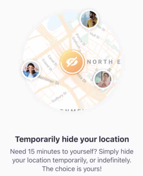 SnSpy localizará al usuario objetivo a través de Snapchat.